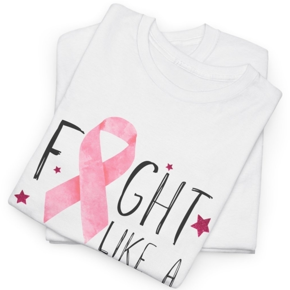 Short Sleeve Unisex Tee: Fight Like a Cowgirl - Picture 4 of 9
